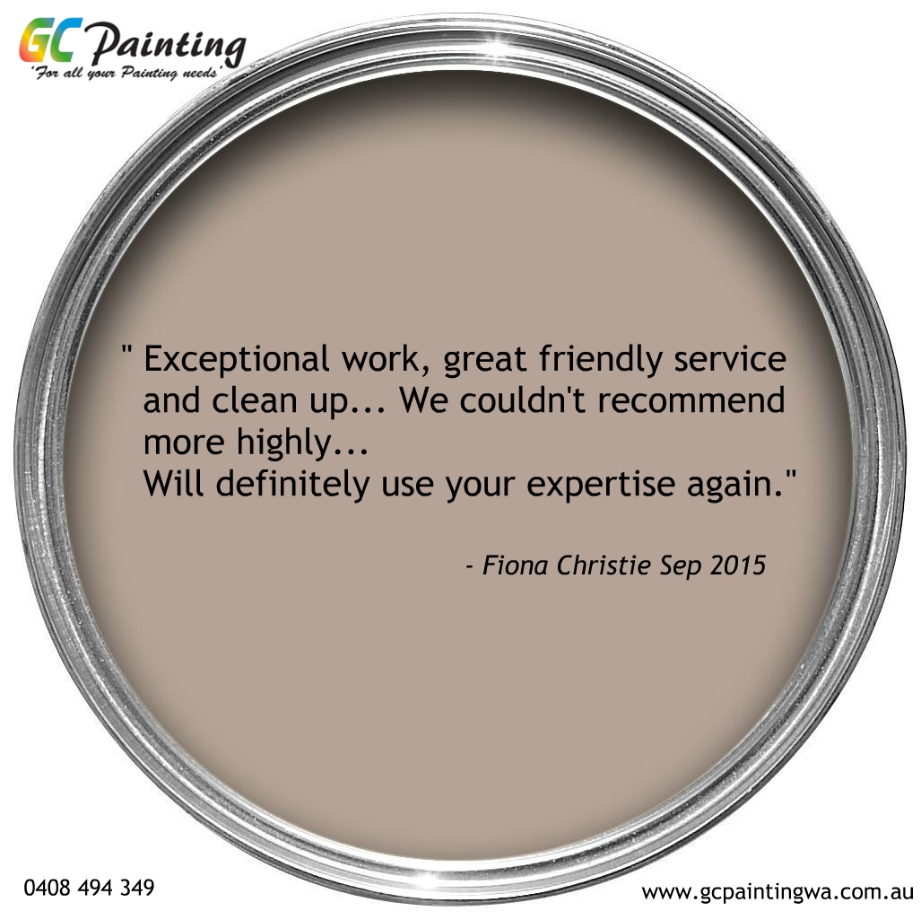 gc painting customer review testimonial