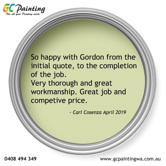 gc painting customer review testimonial