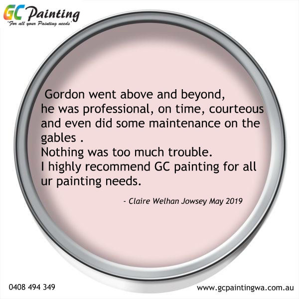 gc painting customer review testimonial