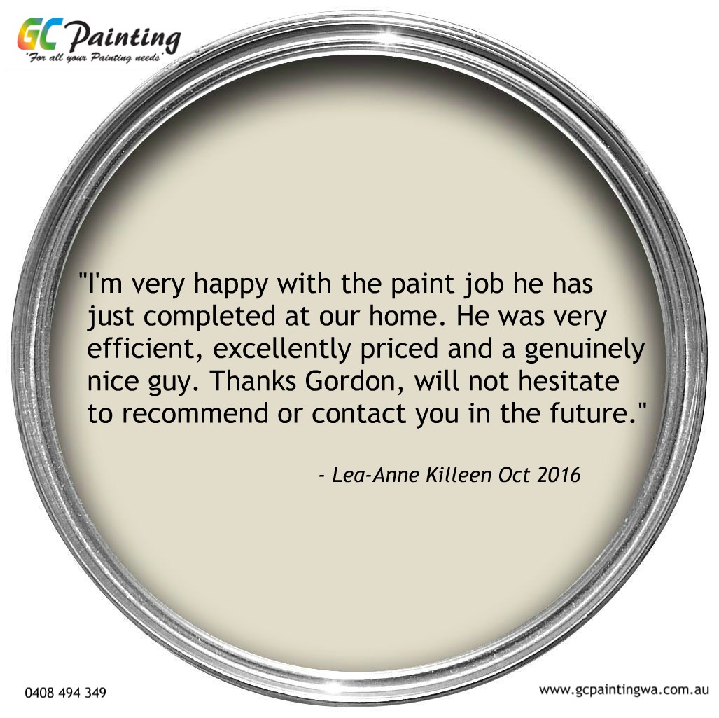 gc painting customer review testimonial