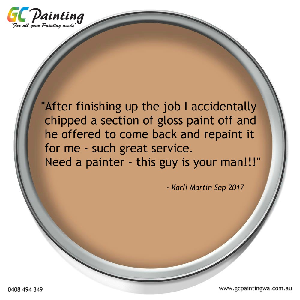 gc painting customer review testimonial